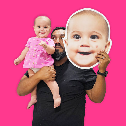 Extra Large Head on Foam Board